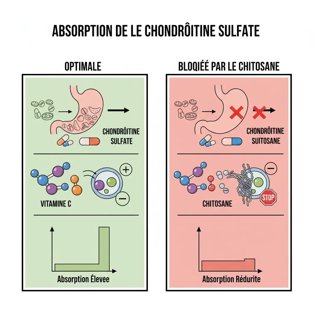 absorption optimale de chondroitine