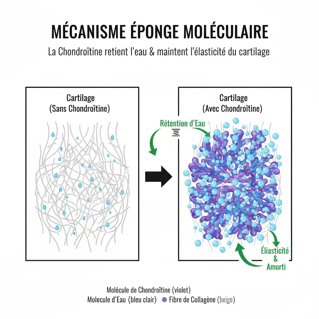 HYDRATATION cartillage chondroitine
